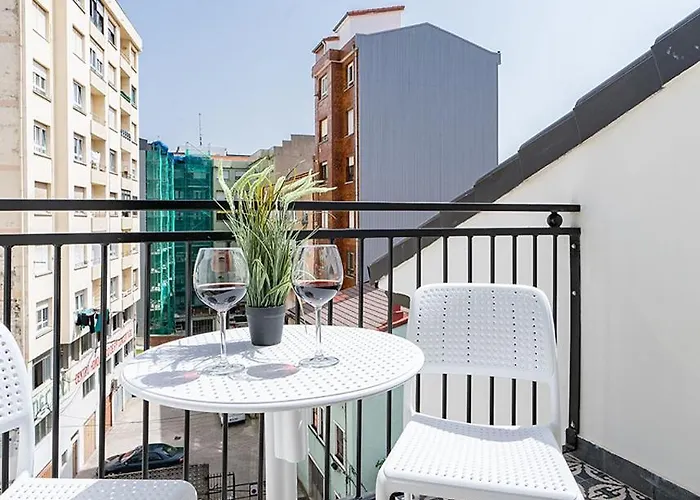 Turisticos Con Terraza En Lapera Appartement